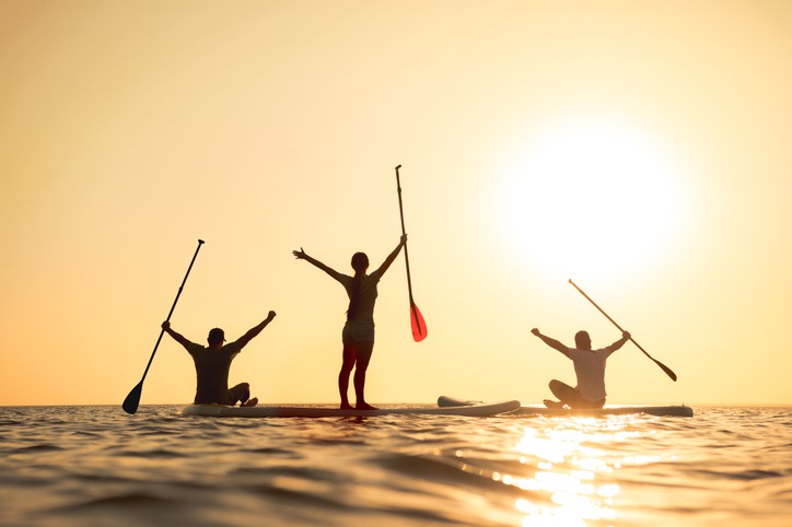 Experience the charm of Venice, Florida, as the perfect backdrop to your stand-up paddleboarding adventure.