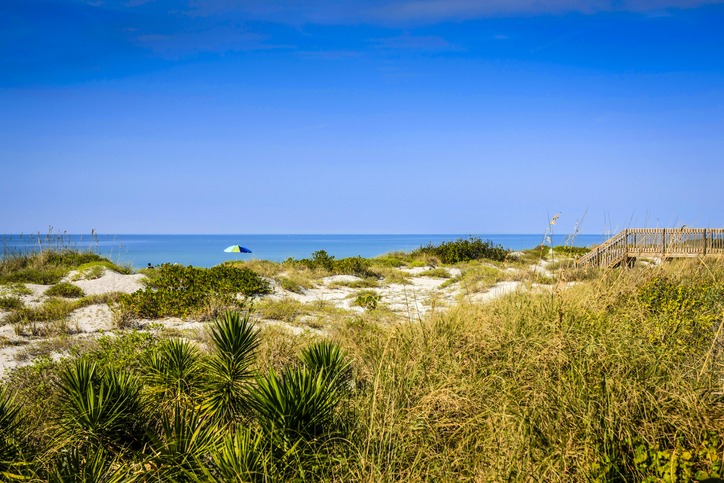 Experience the beauty of fall at Venice Beach - perfect weather for beach strolls.