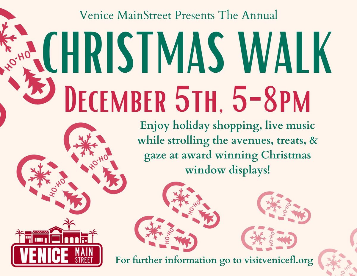 Stroll Through Lights and Music at the 2024 Christmas Walk in Venice