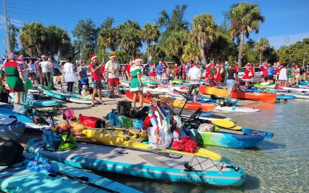 Christmas Paddle and Toy Drive: A Festive Day in Venice, Florida