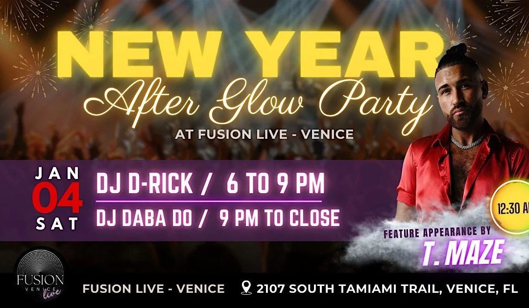 Ring in the New Year with Fun at Fusion Live’s After Glow Party